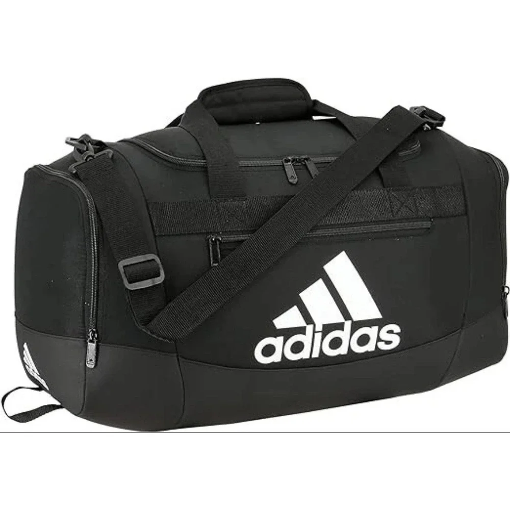 Adidas Defender IV Small Gym Training Duffel Bag Padded Carry Handles Black NWT